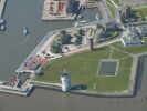 Luftbild Cuxhaven Hafeneinfahrt